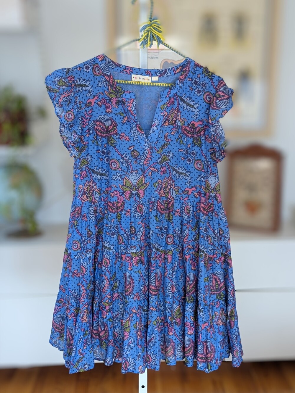 Roller Rabbit Amanda Star Pippa Tiered Dress M